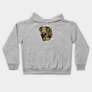 African Elephants Kids Hoodie